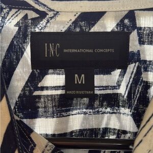 INC International Concepts Geometric Shirt